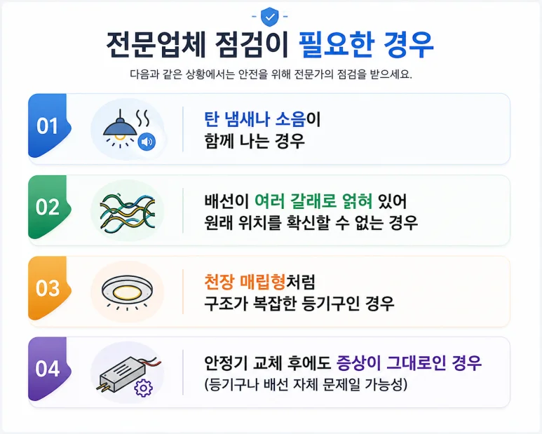 고양시 안정기교체, 형광등 깜빡거림, 셀프교체보다 확인해야 할 것 — 본문 이미지 5
